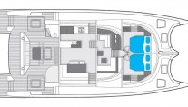 Catamaran EWHALA -  Main Deck Layout